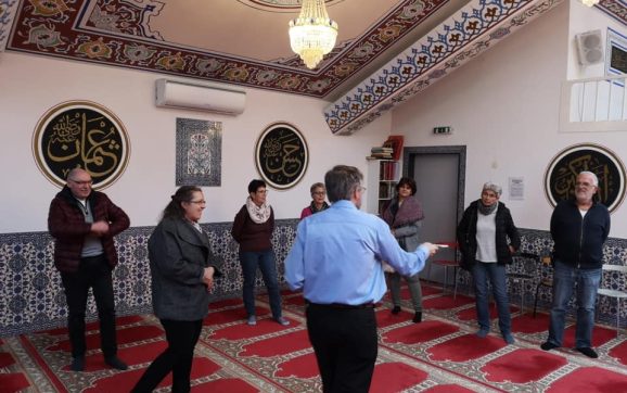 Viele Besucher am Tag der offenen Moschee 2019 im Kanton Aargau