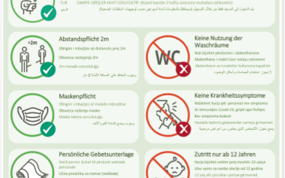 Update: Moscheebesuche können ab dem 28. Mai wieder stattfinden