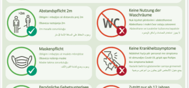 Update: Moscheebesuche können ab dem 28. Mai wieder stattfinden